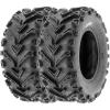 imageSunF 24x1012 ATV UTV Muddy Tire 24x10x12 Mud Hardpack 6 PR A041  PAIR of 2