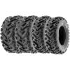 imageSunF 24x812 24x1012 Mud Hardpack ATV UTV Muddy Tire 6 PR A041  BUNDLE