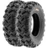 imageSunF 24x812 ATV UTV Muddy Sandy Tire 24x8x12 Mud Sand 6 PR A001  PAIR of 2