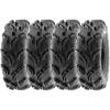 imageSunF 27x912 27x9x12 Mud vshape ATV UTV Muddy Tire 6 PR A048  SET of 4