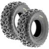 imageSunF A014 XCSport ATV ampamp Go Kart 145706 14x66 Knobby Tires 6 PR Tubeless Pair of 219x78
