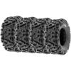 imageSunF A033 PowerI 27x914 ATV UTV Tire AllTerrain OffRoad 2307014 Tires 6 Ply Tubeless Set of 425x1112 x4