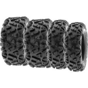 image2 Front 23x811 2 Rear 24x812 SunF ATV UTV All Terrain Tires Tubeless 6 Ply Rating A033  Power I