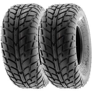 image2SunF 19x78 ATV UTV Tires 19x7x8 Tubeless 6 Ply for 8 Rims  A021 black