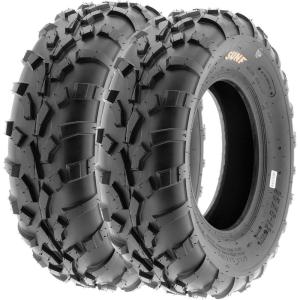 imagePair of 2 SunF 25x1110 ATXC ATVUTV OffRoad Tires 6PR Directional Knobby Tread  A01025x812