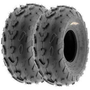imagePair of 2 SunF A007 18x77 ATV GoKart SportPerformance Tires 4 PR Tubeless20x78