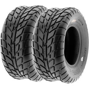 imagePair of 2 SunF A021 TT Sport ATV UTV Dirt ampamp Flat Track Tires 19x78 6 PR Tubeless25x1011