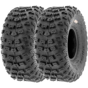 imageSet of 2 SunF 22x108 22x10x8 ATV UTV AT Knobby Race Replacement 6 PR Tubeless Tire A030