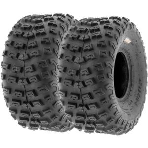 imageSet of 2 SunF A030 Knobby ATVUTV Tires 22x108 6 PR Tubeless