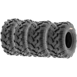 imageSet of 4 SunF A003 OffRoad 18x78 Front ampamp 18x958 Rear ATV UTV LawnMower Tires 6 PR Tubeless18x78  18x958