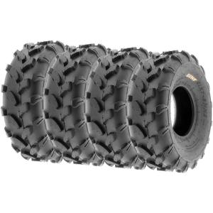 imageSet of 4 SunF A003 OffRoad 18x78 Front ampamp 18x958 Rear ATV UTV LawnMower Tires 6 PR Tubeless18x78 X4