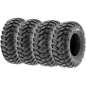 imageSet of 4 SunF A043 XC Racing ATV UTV Radial Sport Tires 26x9R14 Front ampamp 26x11R14 Rear 6PR AllTerrain OffRoad ampamp Track26x9R12  26x11R12
