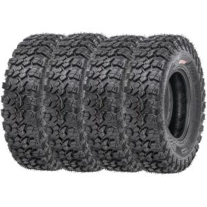imageSet of 4 SunF ATV UTV SxS Aggressive AllTerrain Off Road Mud Tires 32x1015 32x1015 2558515 8 PR A06032x1015