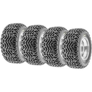 imageSet of 4 SunF G003 allterrain 23x10512 Front ampamp 23x10512 Rear ATV UTV GolfCart Turf Trail Tires 4 Ply Rims NOT included