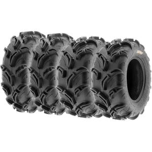 imageSet of 4 SunF Warrior AT Mud ampamp Trail 26x912 Front ampamp 26x1112 Rear ATV UTV OffRoad Tires 6 PR Tubeless A04827x912  27x1112