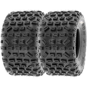 imageSunF 18x108 ATV UTV Tire 18x10x8 Knobby 6 PR A035  PAIR of 2