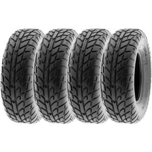 imageSunF 25x812 25x8x12 Hardpack Race Sport ATV UTV Tire 6 PR A021  SET of 4