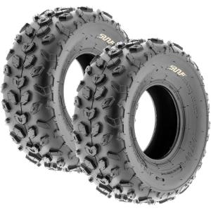 imageSunF A014 XCSport ATV ampamp Go Kart 145706 14x66 Knobby Tires 6 PR Tubeless Pair of 219x78