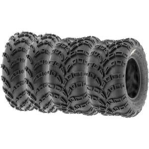 imageSunF A028 OffRoad ATV UTV Mud Tires 23x710 Front ampamp 23x1010 Rear 6 PR Tubeless Set of 4