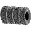 imageSunF 19x78 19x7x8 Light Weight ATV UTV Knobby Tire 6 PR A014  SET of 4