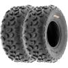 imageSunF 19x78 ATV UTV Knobby Tire 19x7x8 Light Weight 6 PR A014  PAIR of 2