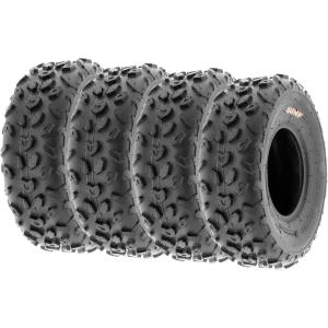 imageSunF 19x78 19x7x8 Light Weight ATV UTV Knobby Tire 6 PR A014  SET of 4