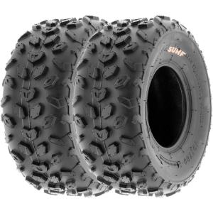 imageSunF 19x78 ATV UTV Knobby Tire 19x7x8 Light Weight 6 PR A014  PAIR of 2