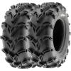 imageSunF 28x1012 ATV UTV Muddy Tire 28x10x12 Mud vshape 6 PR A050  PAIR of 2