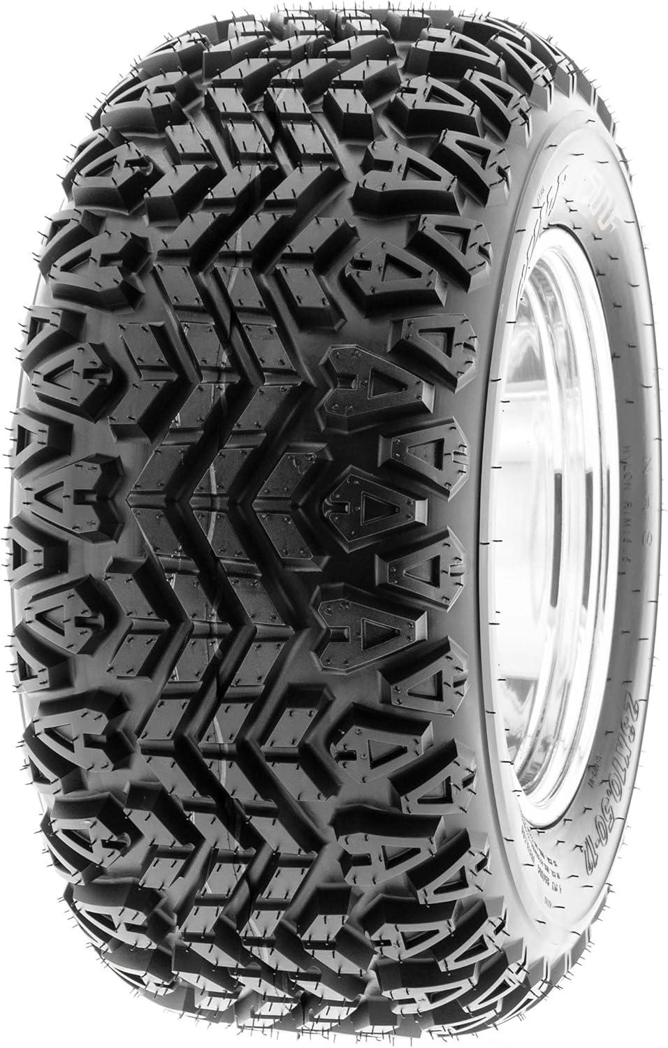 imageSet of 4 SunF 22x118 22x11x8 Golf Cart Lawn Mower Quad 4 Ply 22quot ATV UTV Tires G003  Rims NOT included