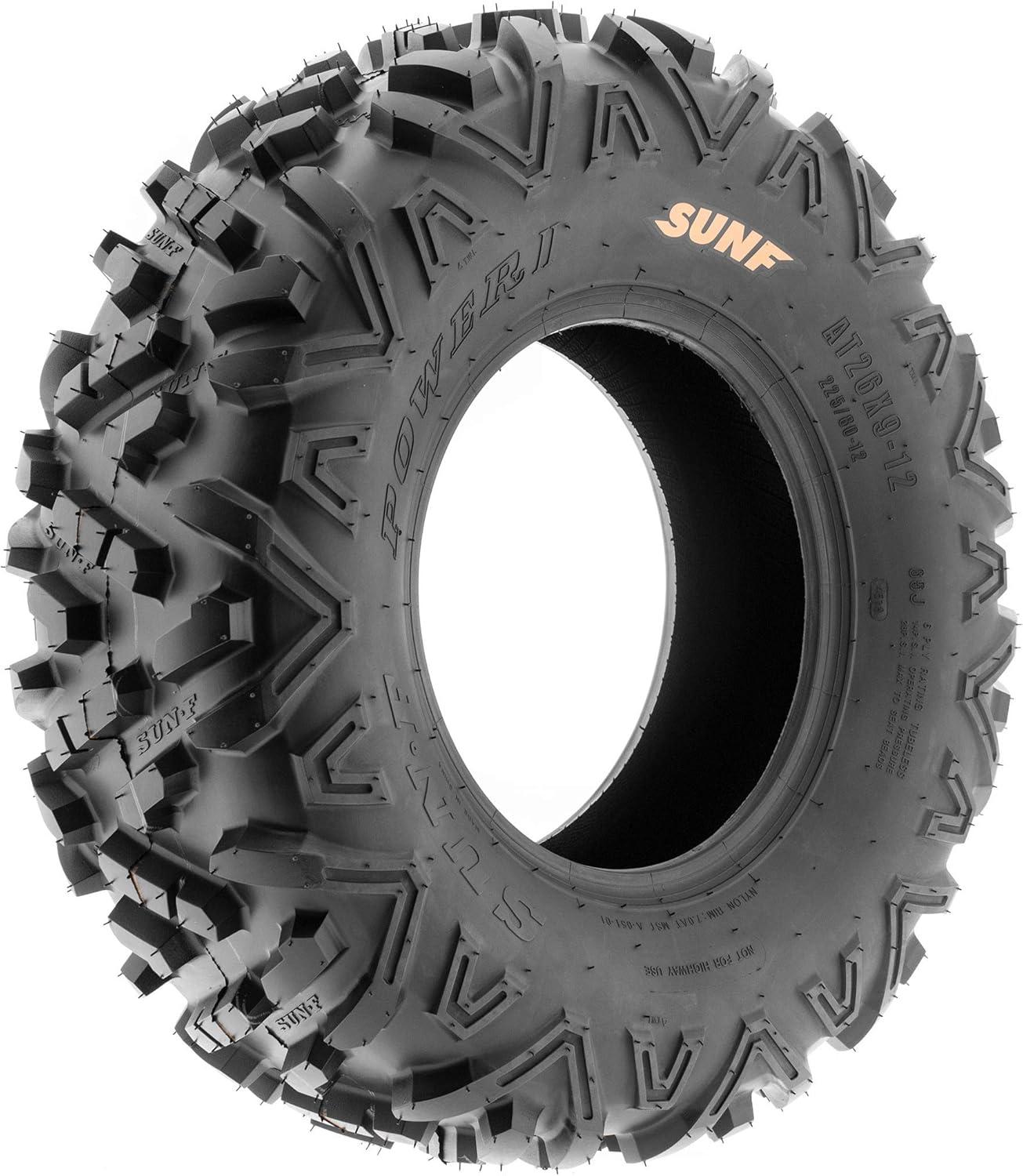 imageSunF 23x710 23x7x10 All Terrain Tires ATV UTV 6 PR POWER II A051  SET of 4