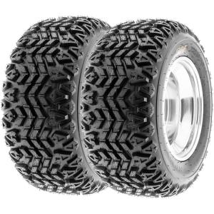 imageSet of 2 SunF 22x118 22x11x8 ATV UTV Tires 4 Ply Golf Cart Lawn Mower Quad G003  Rims NOT included 