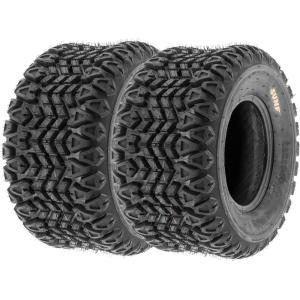 imageSet of 2 SunF 23x10512 23x105x12 ATV UTV Tires 4 Ply Golf Cart Lawn Mower Quad G003  Rims NOT included 