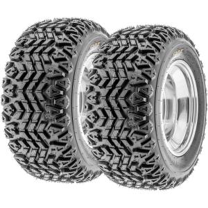 imageSet of 2 SunF G003 22x118 AllTerrain UTV Golf Cart Turf Tires 22x118 Tractor Tires Rims NOT included