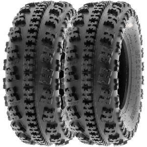 imageSunF 21x710 ATV UTV Knobby Tire 21x7x10 Sport Race 6 PR A027  PAIR of 2