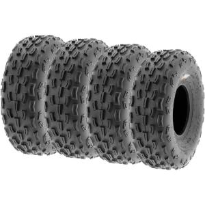 imageSunF 21x710 21x7x10 Knobby ATV UTV Tire 6 PR A029  SET of 4