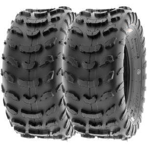 imageSunF 22x1010 ATV UTV Tire 22x10x10 Knobby 6 PR A006  PAIR of 2