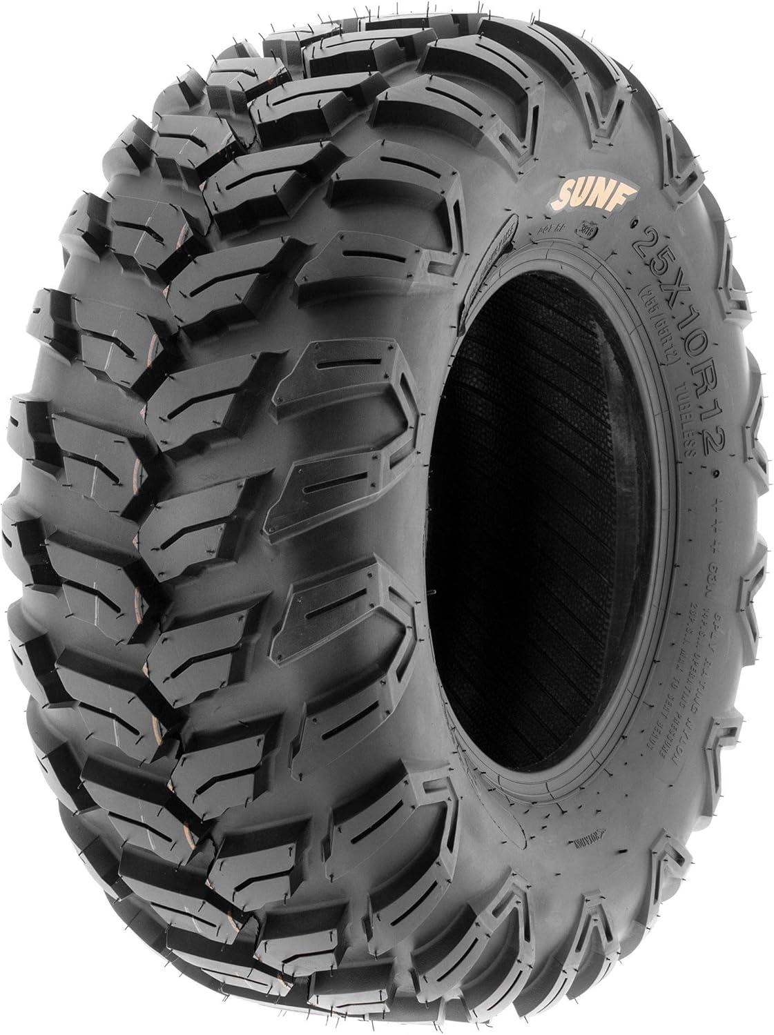 imageSunF 27x11R12 27x11x12 Loose Over Hardpack ATV UTV Tire 6 PR A043  SET of 4
