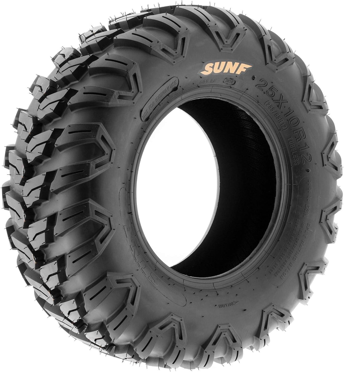 imageSunF 27x11R12 27x11x12 Loose Over Hardpack ATV UTV Tire 6 PR A043  SET of 4