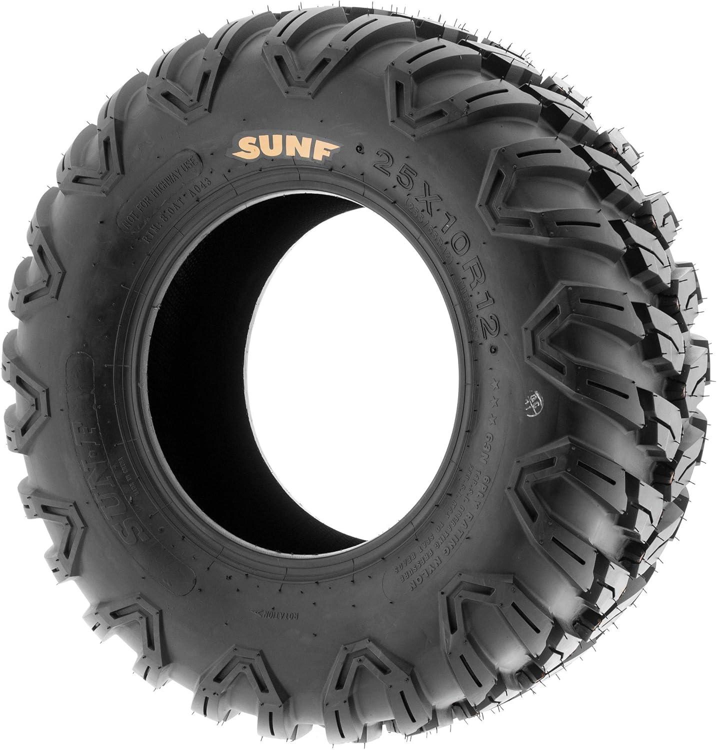 imageSunF 27x11R12 27x11x12 Loose Over Hardpack ATV UTV Tire 6 PR A043  SET of 4