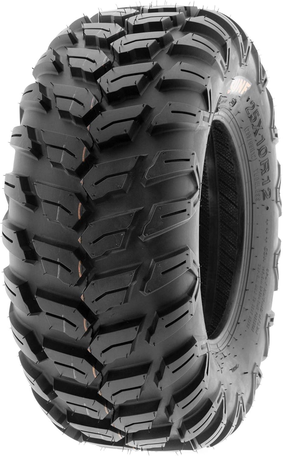 imageSunF 27x11R12 27x11x12 Loose Over Hardpack ATV UTV Tire 6 PR A043  SET of 4