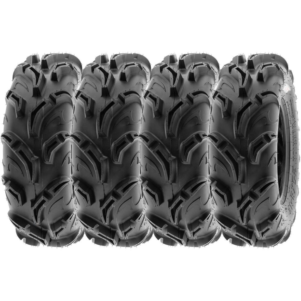 imageSunF 26x1112 26x11x12 Mud vshape ATV UTV Muddy Tire 6 PR A048  SET of 4