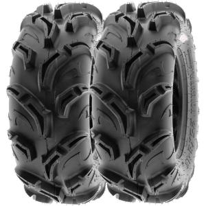 imageSunF 27x914 ATV UTV Muddy Tire 27x9x14 Mud vshape 6 PR A048  PAIR of 2