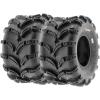 imageSet of 4 SunF A028 OffRoad ATV UTV Mud Tires 23x710 Front ampamp 22x129 Rear 6 PR Tubeless