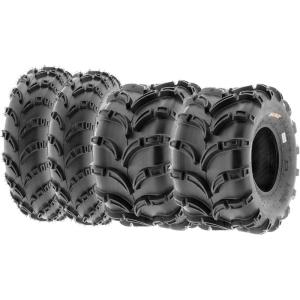imageSet of 4 SunF A028 OffRoad ATV UTV Mud Tires 23x710 Front ampamp 22x129 Rear 6 PR Tubeless