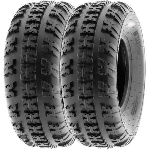 imageSunF 21x710 ATV UTV Tire 21x7x10 Knobby Tubeless 6 PR A031  PAIR of 2