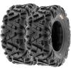 imageSet of 4 SunF PowerI AT 25x811 Front ampamp 25x1011 Rear ATV UTV allterrain Tires 6 PR Tubeless A033