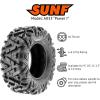 imageSunF 25x1011 25x10x11 All Terrain Tire ATV UTV 6 PR Tubeless  A033 POWER I