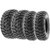 imageSunF 25x8R12 25x10R12 Loose Over Hardpack ATV UTV Tire 6 PR A043  BUNDLE