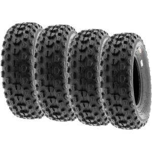 imageSunF 22x710 22x7x10 Light Weight ATV UTV Knobby Tire 6 PR A017  SET of 4