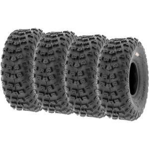 imageSunF 22x108 22x10x8 Knobby ATV UTV Tire 6 PR A030  SET of 4